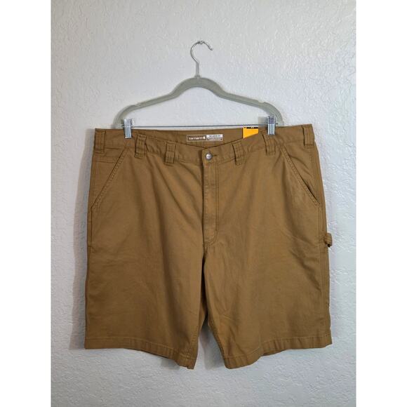 Carhartt Men's Rugged Flex Canvas Utility Work Shorts Gorpcore 44 x 11- NEW - Picture 2 of 9